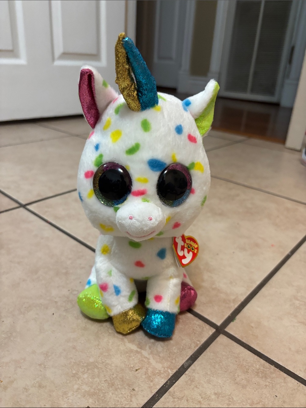 Ty Beanie Boos Collection, Harmonie the Unicorn NWT